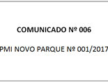 Comunicado_006_PMI_NOVO_PARQUE_2017