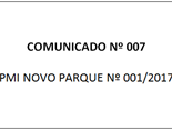 Comunicado_007_PMI_NOVO_PARQUE_2017